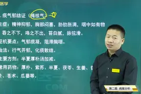 郁证02肝气郁结证、气郁化火证、痰气郁结证（梅核气）的诊断方法视频封面