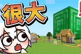 羽毛【我的世界】这个方块很大！你看一下！巨大方块可以速叠嘛？
