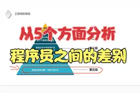5个方面来分析 程序员之间的差别，颠覆你对开发的理解视频封面