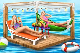 你见过这么神奇的东西吗？会在水上漂浮的小房子！视频封面