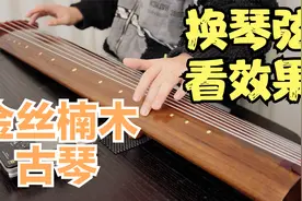 【逍遥】金丝楠枯木龙吟 换弦 来看看效果如何？逍遥古琴视频封面