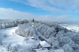 绝美 精选雪景航拍  唯美古典轻音乐：微微风簇浪 散作满河星视频封面
