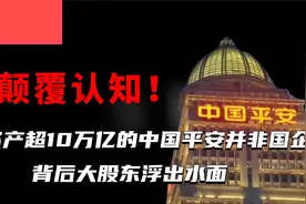 颠覆认知，资产超10万亿的中国平安并非国企，背后大股东浮出水面视频封面
