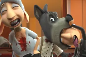 狼为了吃羊把自己装成哈士奇，混进全是小羊的公司，隐喻短片视频封面