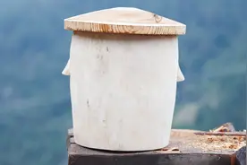 正值寒冬，亲手做圆木甑子，整天就能暖暖的！蒸的饭儿时的回忆视频封面