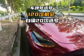 教你120次机会选车牌靓号，新能源选号自编教程。帮你省下手续费视频封面