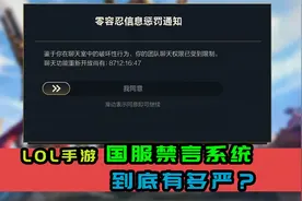 LOL手游国服禁言系统太严格了吧！视频封面