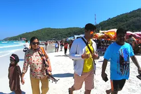 泰国自由行，芭堤雅海岛上除了中国大妈还有很多印度旅游团视频封面