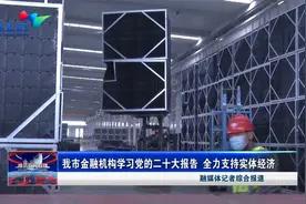 潍坊市金融机构学习党的二十大报告 全力支持实体经济视频封面
