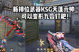 柿子解说：新排位武器KSG天蓬元帅，可以变形九齿钉耙！视频封面
