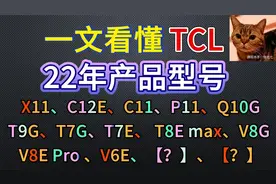 [张七七]20分钟带你了解TCL 22年产品型号！选电视？直接看这吧！视频封面