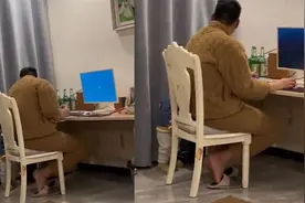 男子玩游戏发现电源被关，正发火一转身又变得柔情：尿不湿不能惹