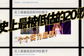 全球史上最被低估的20位歌手 个个都是实力超群的存在！视频封面