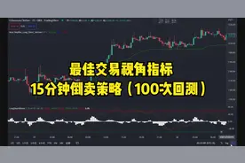 最佳交易视角指标：15分钟倒卖策略（100次回测）视频封面
