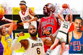 ESPN公布NBA75大巨星排名！乔丹榜首皇第二，杜兰特第12库里16视频封面