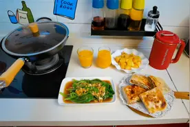 400多买破壁机值哭了，做的米糊超细腻！早餐：千层肉饼孩子真爱