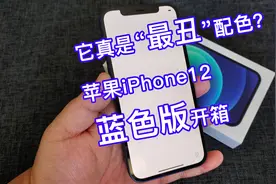 它真是“最丑”配色？苹果iPhone12蓝色版开箱视频封面