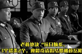 老蒋处决“抗日嫡系，3个错杀2个，廖龄奇请假结婚被薛岳陷害视频封面
