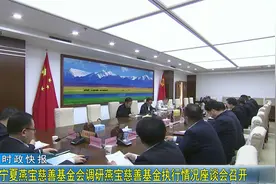 酒泉：宁夏燕宝慈善基金会调研燕宝慈善基金执行情况座谈会召开视频封面