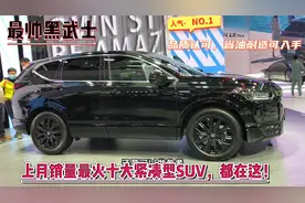 上月销量最火十大紧凑型SUV，都在这！品质认可，省油耐造可入手视频封面