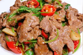 爆炒牛肉的家常做法，肉质滑嫩，香辣开胃，下酒下饭无腥味视频封面