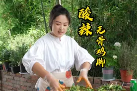 买了几斤鸡脚，小向做酸辣无骨鸡脚吃，酸辣过瘾，一口一个真解馋视频封面