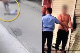 目击者回忆70岁越战老兵被踹17脚：没人敢拉，嫌犯恐吓客人撞坏门视频封面