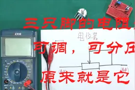 从零学电子：三只脚的电阻器，可调可控，可分压，原来就是它视频封面