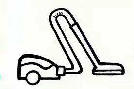 怎么画吸尘器简笔画，儿童创意绘画,趣味涂色