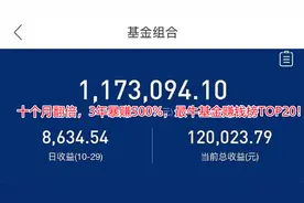 十个月翻倍，3年暴赚500%，最牛基金赚钱榜TOP20！视频封面