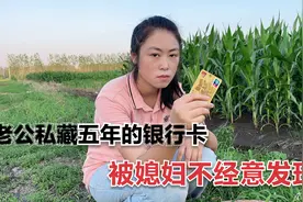 媳妇在整理旧衣服时，发现老公藏了五年的银行卡，竟当面找他对质视频封面