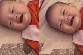 小宝宝哭闹看见舅舅秒停，快速切换笑脸模式：来自舅舅的血脉压制视频封面
