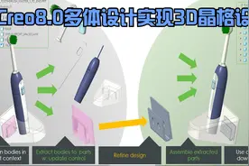 Creo Parametric 8.0.2.0中应用多体设计实现3D打印晶格设计！视频封面