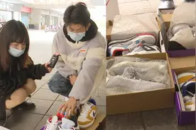 线上抽签抢着买？实体店售699的品牌鞋疑为假货，记者继续调查视频封面