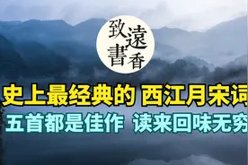 史上经典的五首《西江月》宋词，每首都是佳作，读来令人回味无穷视频封面