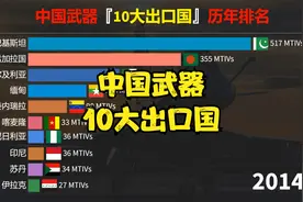 中国武器10大出口国排名，“巴铁”是忠实粉丝，我们也有很多小弟