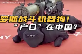 “穿风衣扛大炮”！俄罗斯战斗机器狗，居然是Made in China？视频封面