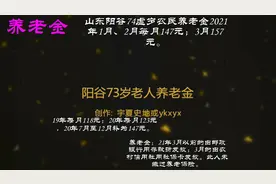 山东阳谷74虚岁农民养老金【2021.4.18】视频封面