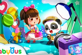 宝宝巴士亲子游戏——宝宝摩登照相馆，体验照相馆一天的工作视频封面