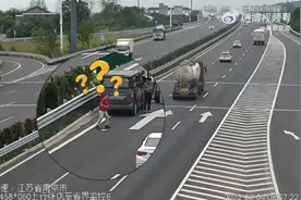 三角警示牌为什么会倒？交警现场教学正确摆法