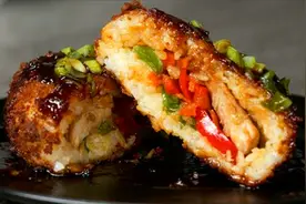 樱缘日式美食教程：鸡肉炸饭团视频封面