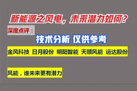 金风科技 日月股份 明阳智能 天顺风能 运达股份 谁未来更有潜力