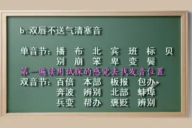 播音主持 基础课程 第一讲 普通话语音 b、p、m 标清