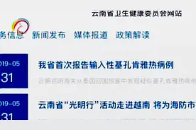 云南已发现两例输入性基孔肯雅热病例