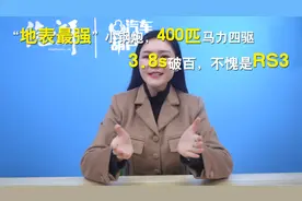 “地表最强”小钢炮，400匹马力四驱，3.8s破百，不愧是RS3视频封面