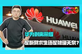 华为剥离荣耀，荣耀千亿卖身，两者为何选择“分家”？视频封面