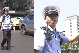 长沙交警高温下“超长待机”：警服拧出水，鞋底被沥青烫裂开视频封面