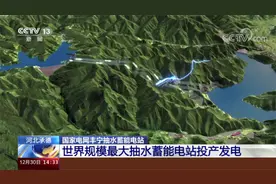 世界规模最大抽水蓄能电站投产发电视频封面