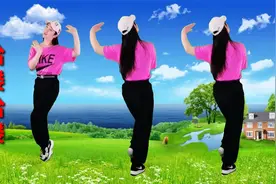 广场舞正反面跳《哈喽哈喽》家住几楼 可不可以交个朋友 听歌赏舞