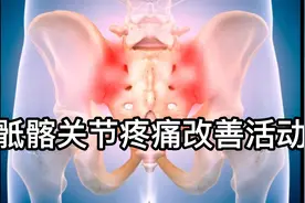骶髂关节疼痛造成腰疼或是臀部痠疼的改善训练视频封面